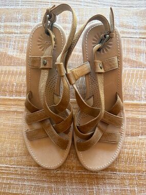 Strappy UGG Wedge Sandals